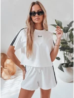 Dámska tepláková súprava LOVE SPORT white FashionStreet AY1136
