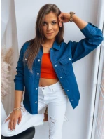 ALEXANDRIA dámska košeľová bunda tmavomodrá FashionStreet TY3604 ALEXANDRIA dámska košeľová bunda tmavomodrá FashionStreet TY3604
