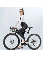 Dámske cyklistické nohavice Rockbros YDCK005 TVI s trakami a vložkou, veľkosť M – čierne Dámske cyklistické nohavice Rockbros YDCK005 TVI s trakami a vložkou, veľkosť M – čierne