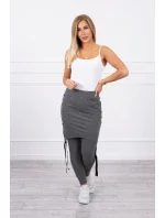 Nohavice/oblek s nápisom selfie graphite