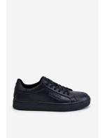 Męskie Buty Sportowe Memory Foam Big Star LL174194 Czarne
