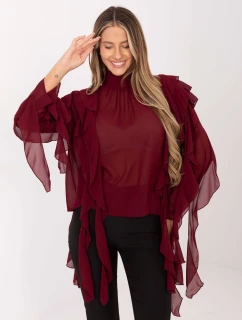 Blúzka PM BZ J1005.25 bordová