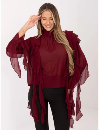 Blúzka PM BZ J1005.25 bordová Blúzka PM BZ J1005.25 bordová