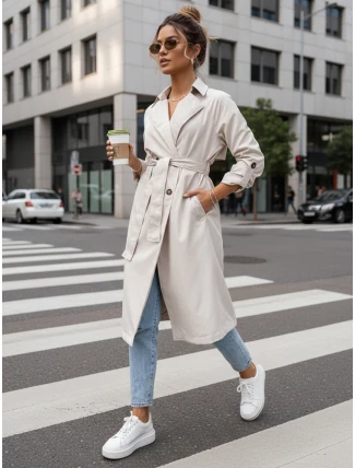 Dámske dlhé tenisky BINCIA light grey FashionStreet TY4338