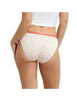 Dámske bavlnené nohavičky 3 ks DIM LES POCKETS COTTON SLIP 3x - DIM - off white