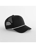 Beechfield B 633 5 panelová Trucker kšiltovka "Rope" 53.0633 black/white Beechfield B 633 5 panelová Trucker kšiltovka "Rope" 53.0633 black/white