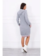 Šaty Brooklyn šedej