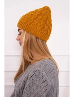 Fleecová čiapka Roma K224 horčicová