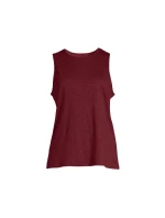 CASALL Soft Texture Tank večerné červené tréningové tričko