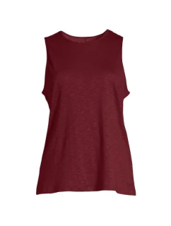 CASALL Soft Texture Tank večerné červené tréningové tričko