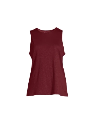 CASALL Soft Texture Tank večerné červené tréningové tričko