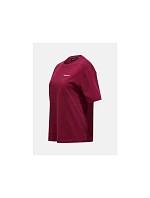 Tričko PEAK PERFORMANCE W Graphic Tee v bordovej farbe Tričko PEAK PERFORMANCE W Graphic Tee v bordovej farbe