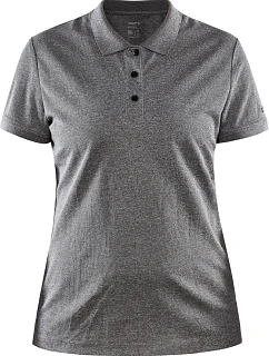 Craft Corporate CORE Unify Polo Shirt W Dámske športové polo tričko 81.9139 tmavošedá melírovaná