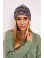 Fleecová čiapka Melisa K241 navy blue+blue