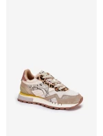 Sneakersy Buty Sportowe Damskie D.Franklin DFSH378006 Złote