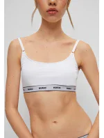 Dámska športová podprsenka BOSS s prúžkami 50469659-100 - HUGO