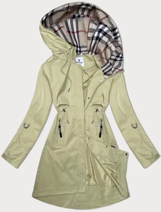 Dámsky tenký kabát s ohrnutými rukávmi Glakate Beige (LU98019#) Dámsky tenký kabát s ohrnutými rukávmi Glakate Beige (LU98019#)