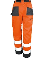 Result R 327X Bezpečnostné pracovné nohavice 30.327X fluorescenčná oranžová