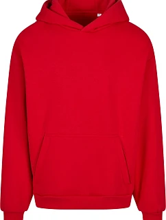 New Morning Studios NM 011 Ťažká unisex mikina s kapucňou 57.0011 city red