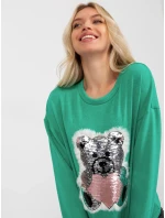 Blúzka LK BZ 509067 1.27 tyrkysová