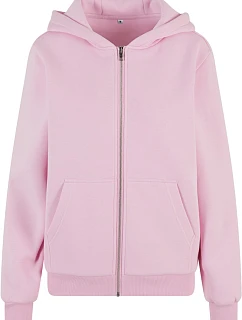 Build your Brand BY 290 Dámska mikina s kapucňou z hrubej bavlny „Fluffy“ 56.0290 soft pink