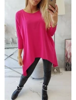 Oversize blúzka fuchsiová