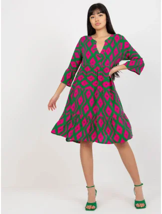 Šaty D73771M30214G zelené