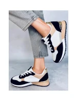 Dámska športová obuv BB2216 White-Black-Beige - Inello
