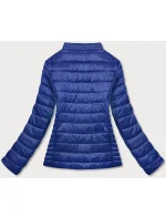 Svetlomodrá tenká dámska bunda so stojačikom (BH-2006)