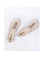 Ipanema Sandal Class women's beige flip flops sandals with cubic zirconia women's