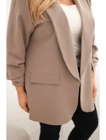 Dámske sako nadmernej veľkosti Elegant Fango