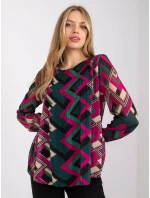 Blúzka DHJ BZ 8643 2.67P tmavo zelená