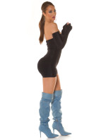 Sexy Koucla short Bandeau Overall with Gauntlets