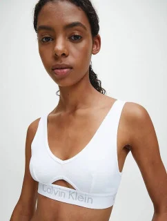 Calvin Klein Bralette podprsenka Body White With Cutout S