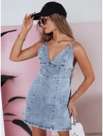 Džínsové šaty bez ramienok LEALA FashionStreet EY2568