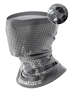 Qunature lyžiarsky komín 11230014001 športový šál univerzálnej veľkosti - sivý