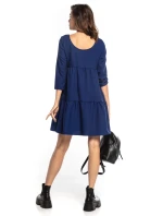 Dámske šaty T353/4 Námornícka modrá - Tessita Dámske šaty T353/4 Námornícka modrá - Tessita