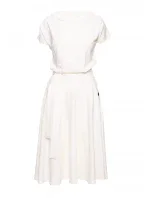 B067 Rozšírené šaty - ecru B067 Rozšírené šaty - ecru