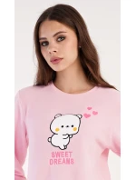 Dámske pyžamo dlhé Mačiatko Dámske pyžamo dlhé Mačiatko