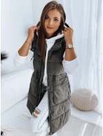 Dámska prešívaná vesta LADISA zelená FashionStreet TY3290