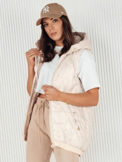 Dámska prešívaná vesta COLINE biela FashionStreet TY4114