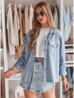 Dámska džínsová sukňa-šortky DENIVISA modrá FashionStreet SY0465