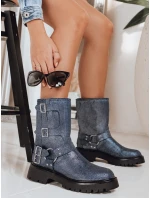 Dámske látkové topánky modré FashionStreet ZY1275