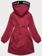 Vínová dámska bunda (BR8002-27)