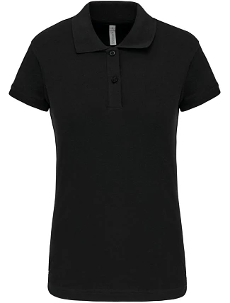 Kariban K 240 Dámske elastické polo tričko z piké 20.K240 čierne Kariban K 240 Dámske elastické polo tričko z piké 20.K240 čierne