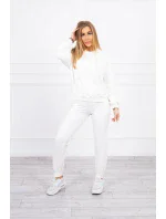 Tepláková súprava s kapucňou ecru