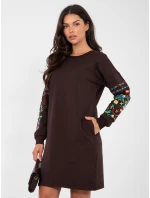 Šaty RV SK 8979.94P tmavohnedé