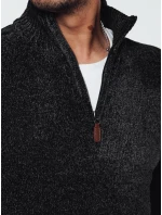 Pánsky tmavosivý sveter FashionStreet WX2237