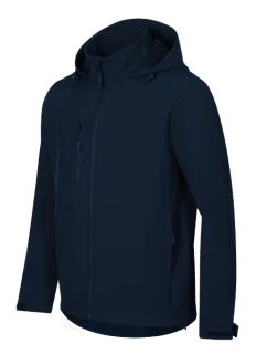 Trail pánska softshellová bunda tmavomodrá