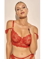 Dámska podprsenka Angel SC-1146 Red - Kinga
